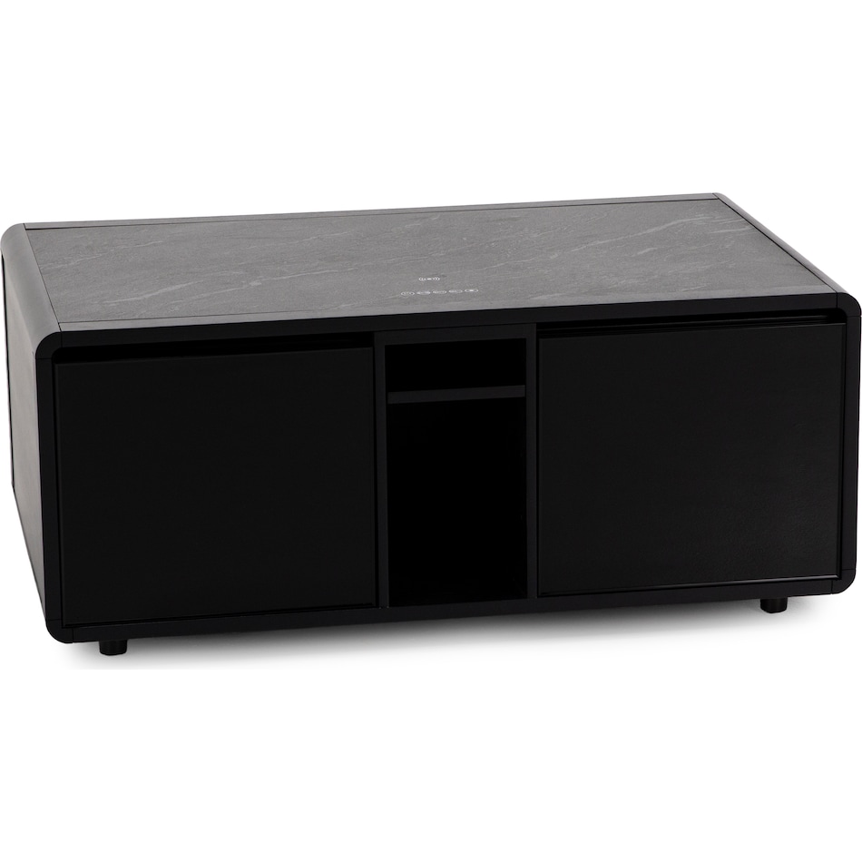 elmt black cocktail table halo  