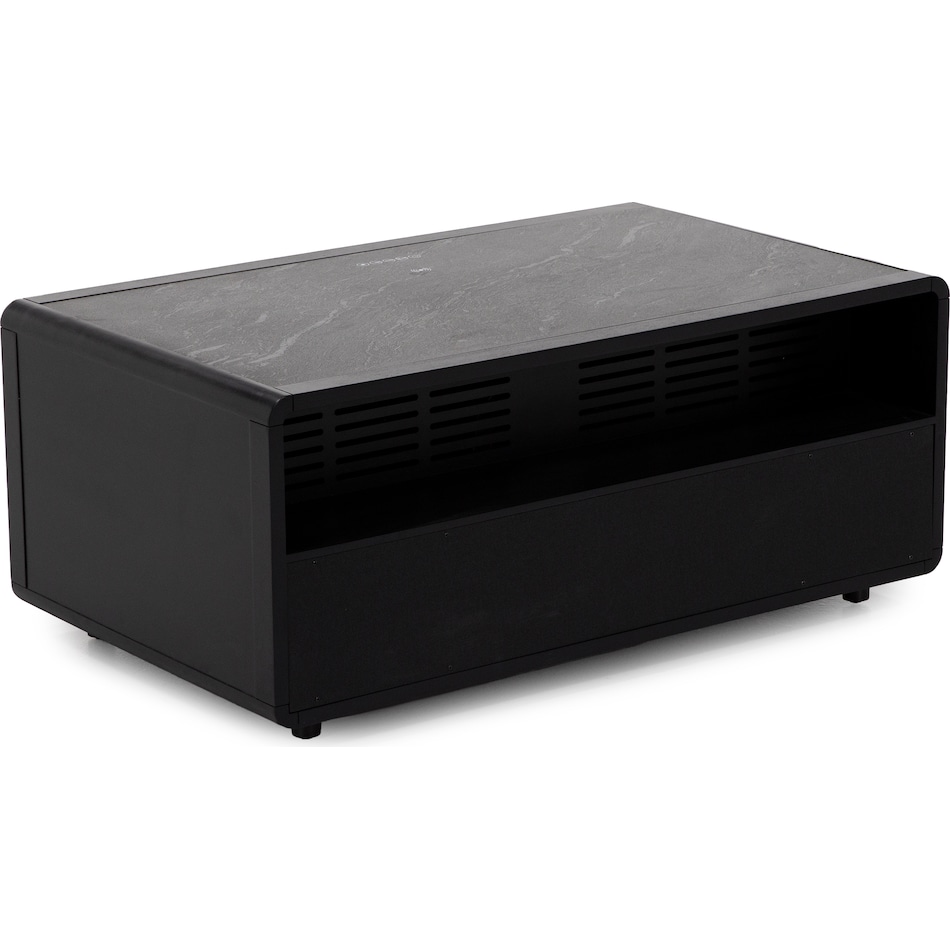 elmt black cocktail table halo  