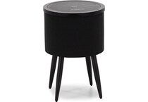 elmt black end table halo  