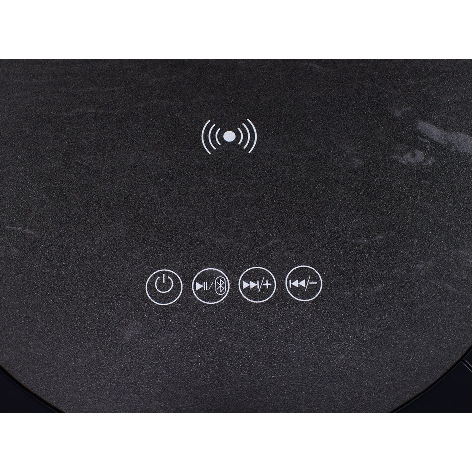 elmt black end table halo  