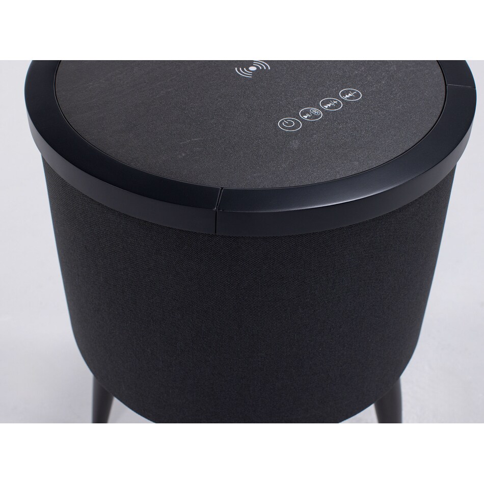 elmt black end table halo  