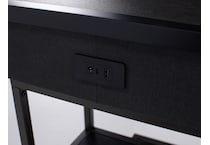 elmt black end table halo  