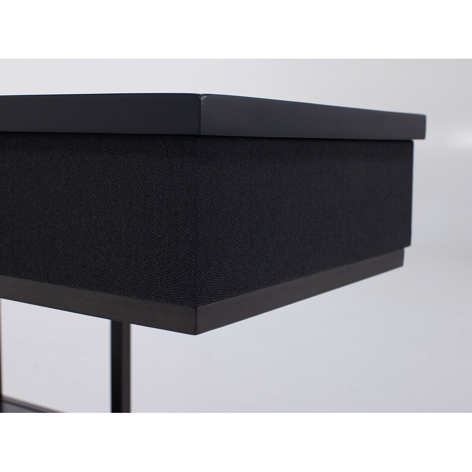 elmt black end table halo  