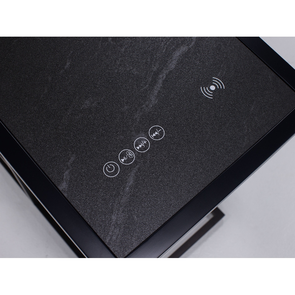 elmt black end table halo  