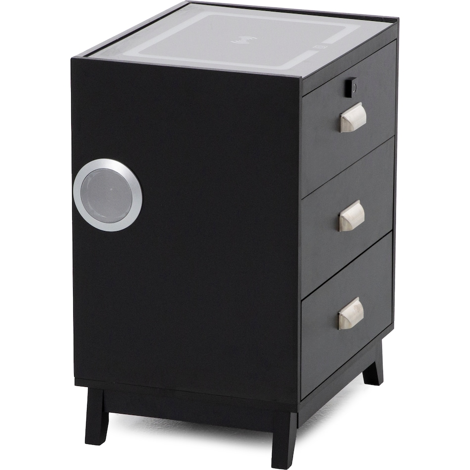 elmt black three drawer   