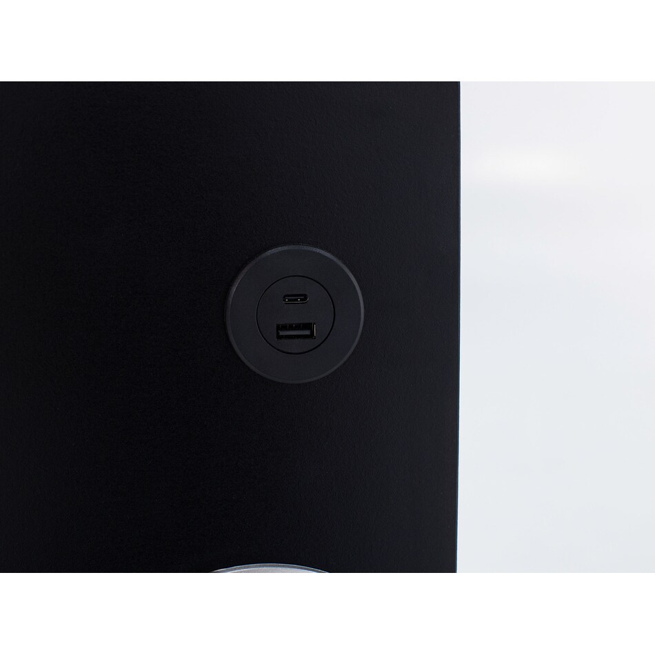 elmt black three drawer   