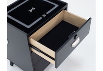 elmt black three drawer   