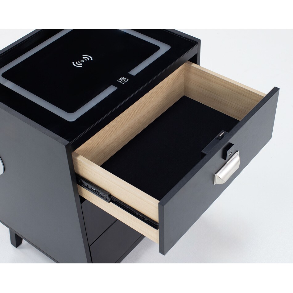 elmt black three drawer   