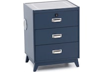elmt blue three drawer   
