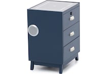 elmt blue three drawer   