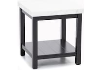 elmt element black white end table mnm  