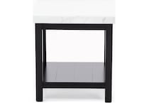 elmt element black white end table mnm  
