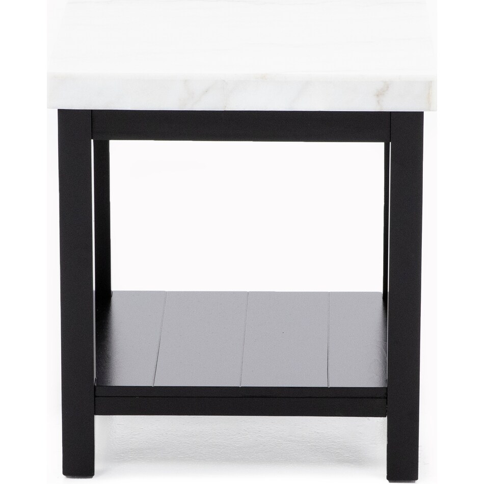 elmt element black white end table mnm  
