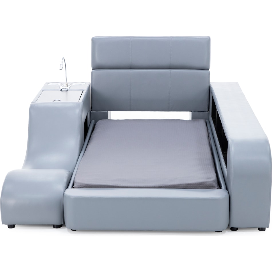 elmt grey twin bed package dtp  