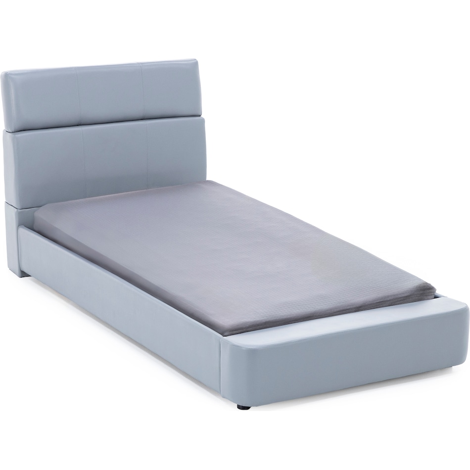 elmt grey twin bed package ptp  