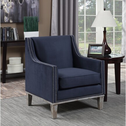 Giannis Accent Chair in Navy