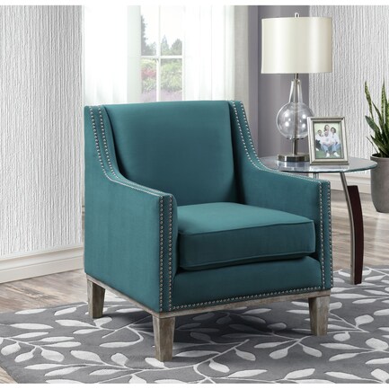 Giannis Accent Chair in Teal