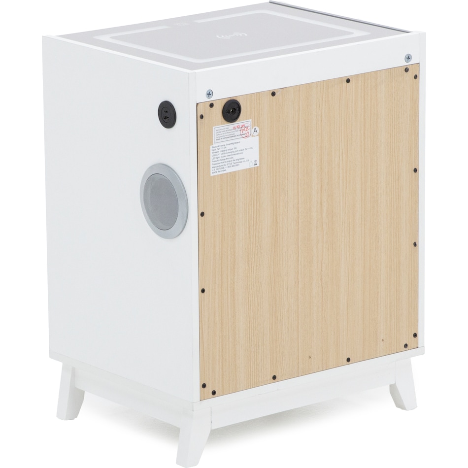 elmt white three drawer   