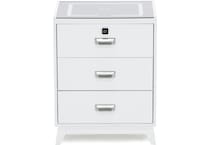 elmt white three drawer   