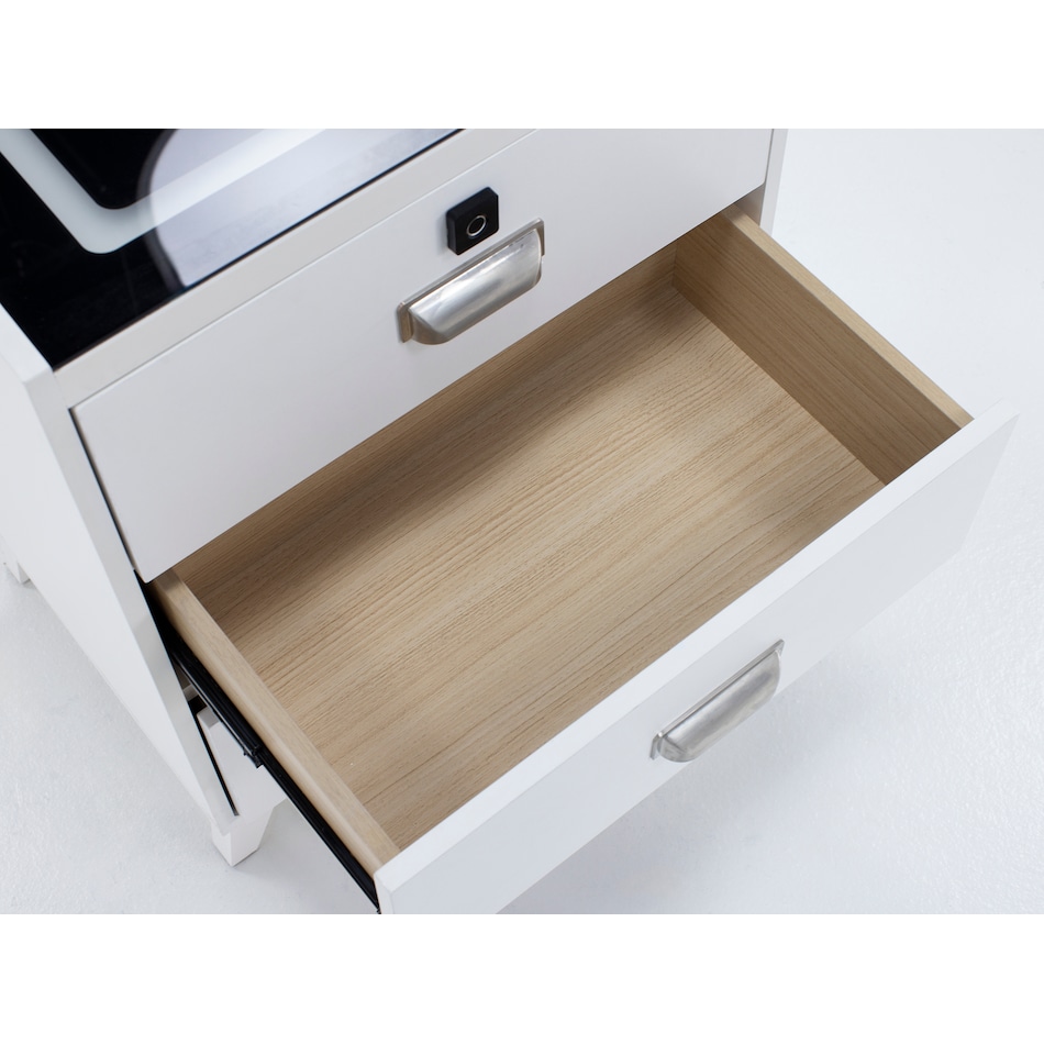 elmt white three drawer   