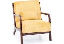 elmt yellow accent chair z  