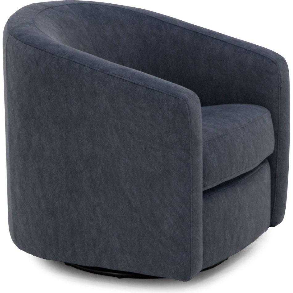 elrn blue swivel chair z  