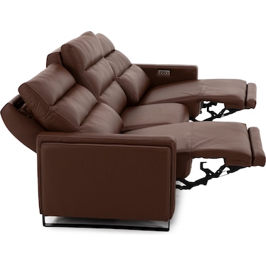 Bombay 3-Pc. Leather Fully Loaded Wall Saver Reclining Sofa