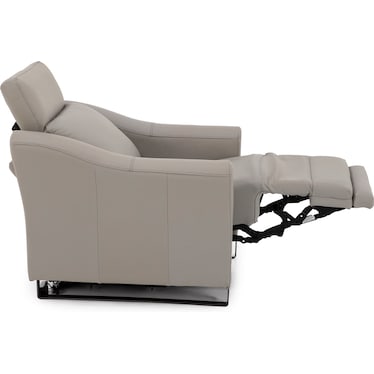 Reed Leather Power Headrest Wall Saver Recliner