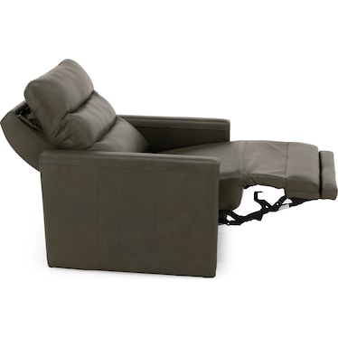 Conway Leather Fully Loaded Reclining Wide Chair