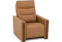 elrn tan recliner   