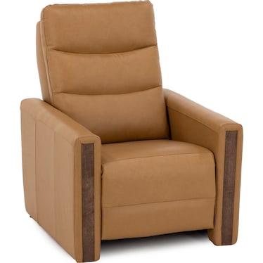 Conway Leather Fully Loaded Wall Saver Recliner