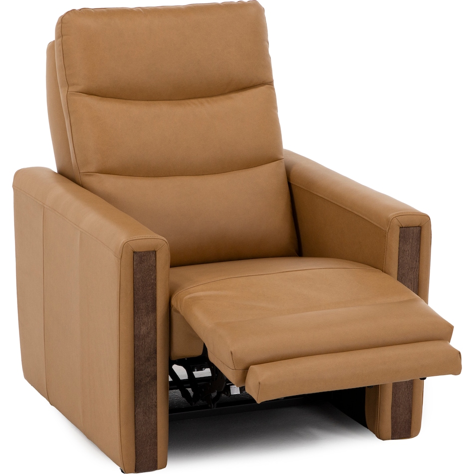elrn tan recliner   