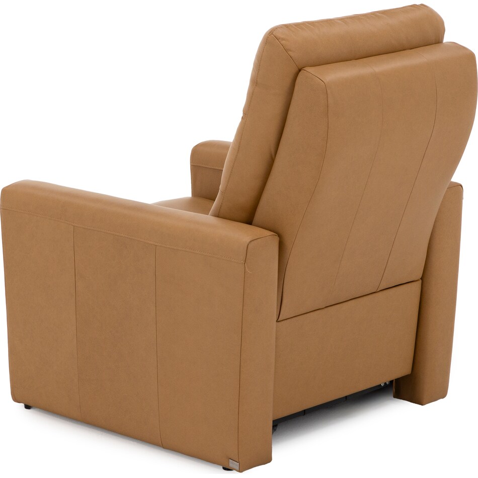 elrn tan recliner   