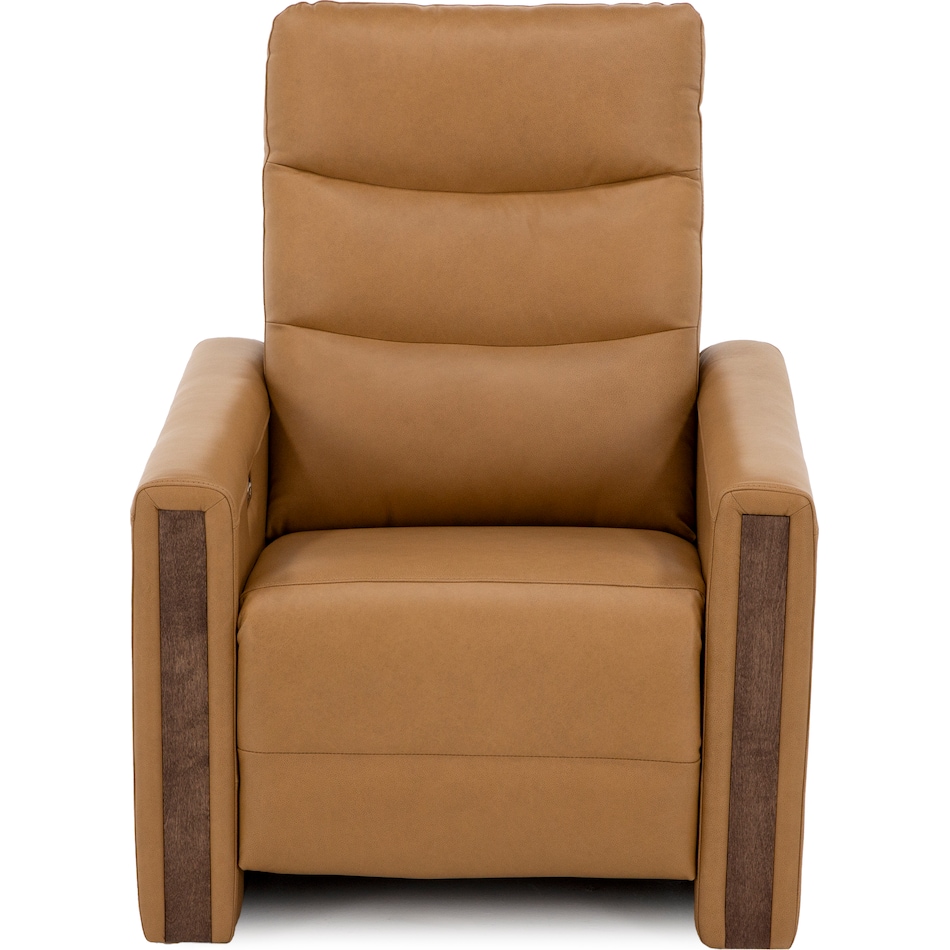 elrn tan recliner   