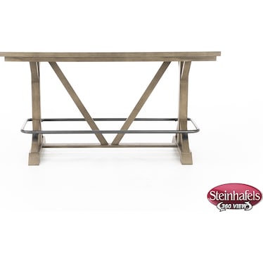 Baxter 78x32" Trestle Pub Table
