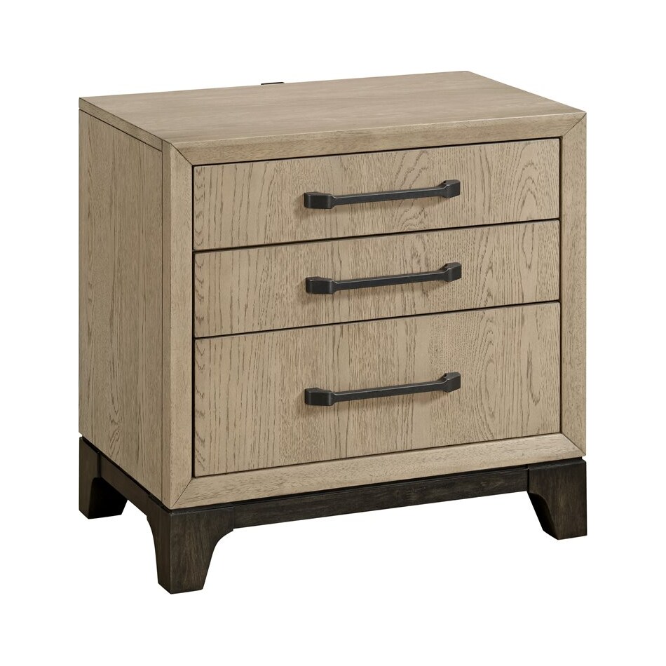 emerald home furnishings llc brown three drawer   
