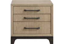 emerald home furnishings llc brown three drawer   