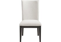 emerald home furnishings llc carmel w cocoa base   ivory bar side chair   