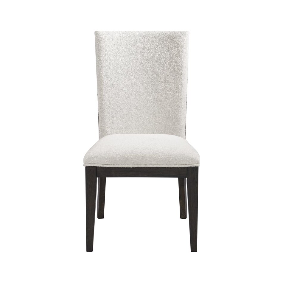 emerald home furnishings llc carmel w cocoa base   ivory bar side chair   