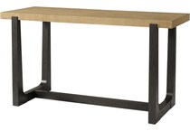 emerald home furnishings llc carmel w cocoa base inch bar height table rectangle   