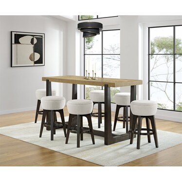 Lincoln 78" Trestle Pub Table