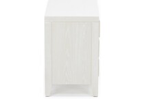 emerald home furnishings llc white three drawer   