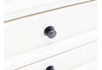 emerald home furnishings llc white three drawer   