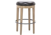 emhf brown inch & over bar seat stool   
