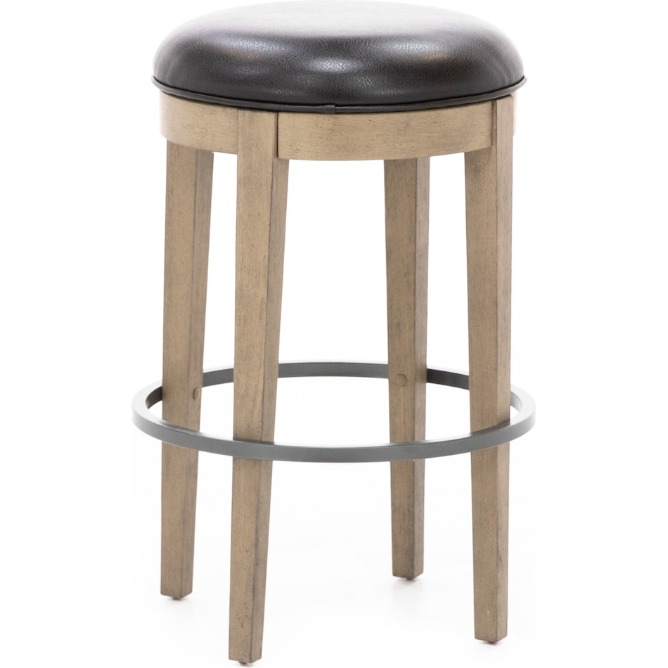 emhf brown inch & over bar seat stool   