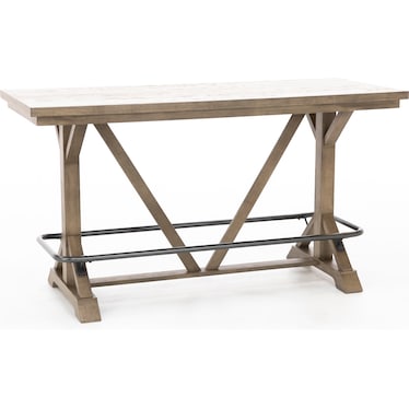 Baxter 78x32" Trestle Pub Table