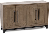 emhf brown buffet server sideboard   