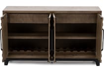 emhf brown buffet server sideboard   