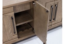 emhf brown buffet server sideboard   