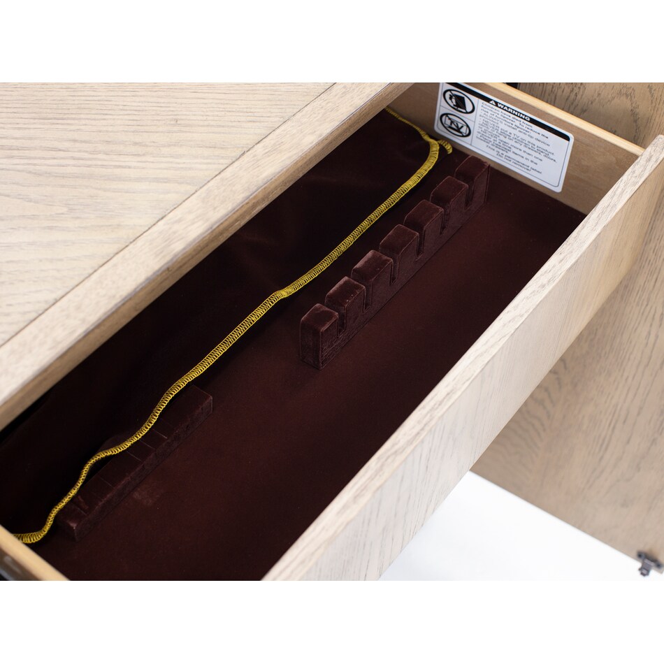 emhf brown buffet server sideboard   